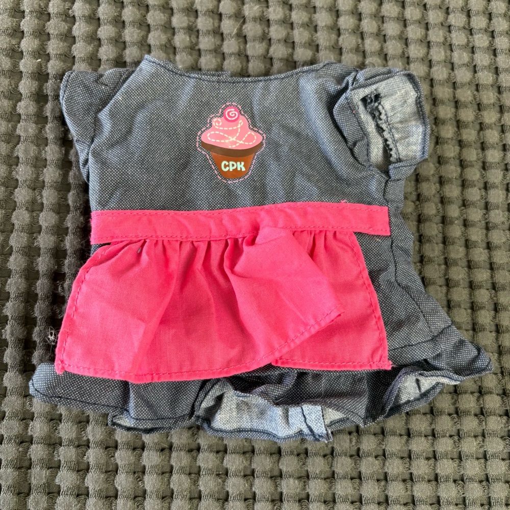 CPK, Cabbage Patch Kid Dress, Logo, Cupcake Graphic, Apron